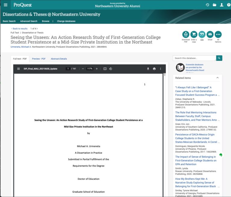 Hey, my dissertation just showed up on Proquest!