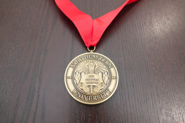 Awarded the Dean’s Medal at Northeastern University’s Doctoral Hooding Ceremony